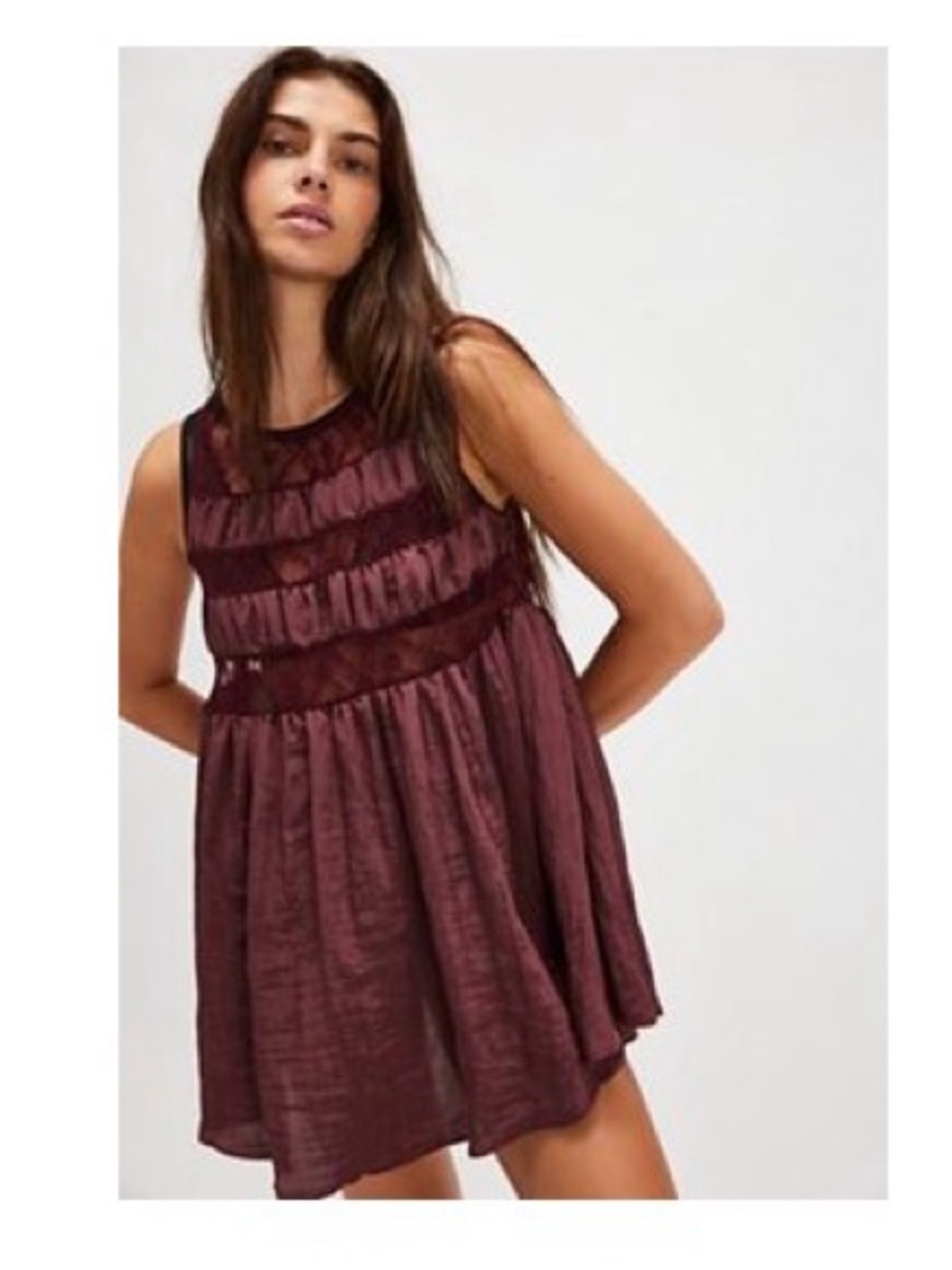 Current obsession mini slip dress/top